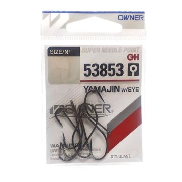Owner 53853 8 Dövme Çapraz Delikli Olta İğnesi