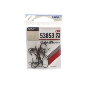 Owner 53853 8 Dövme Çapraz Delikli Olta İğnesi