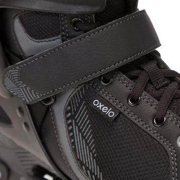 Oxelo Fit 3 Siyah-Gri Erkek Fitness Pateni