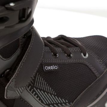 Oxelo Fit 3 Siyah-Gri Erkek Fitness Pateni
