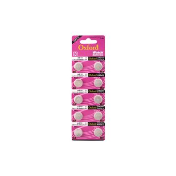 Oxford Ag10 Lr1130 389A 10'lu Alkaline Düğme Pil