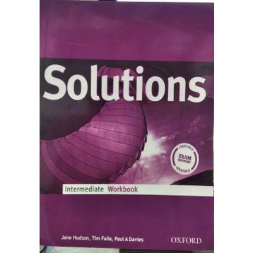 Oxford Solutions - Intermediate Workbook