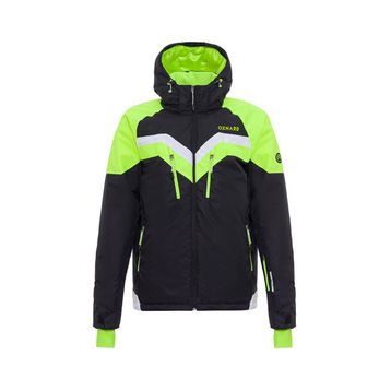 Oxnard OXM1004_CHEVRON Siyah Beyaz Sarı Erkek Düz Kayak Montu