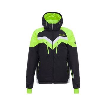 Oxnard OXM1004_CHEVRON Siyah Beyaz Sarı Erkek Düz Kayak Montu
