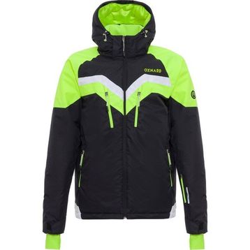Oxnard OXM1004_CHEVRON Siyah Beyaz Sarı Erkek Düz Kayak Montu