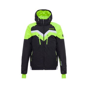 Oxnard OXM1004_CHEVRON Siyah Beyaz Sarı Erkek Düz Kayak Montu