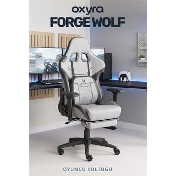 Oxyra Forge Wolf Gri Oyuncu Koltuğu