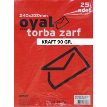 Oyal 25'li Beyaz Zarf Torba