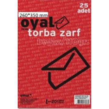 Oyal 25'li Beyaz Zarf Torba