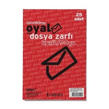 Oyal Dosya 13x18 90 gr Kraft Zarf