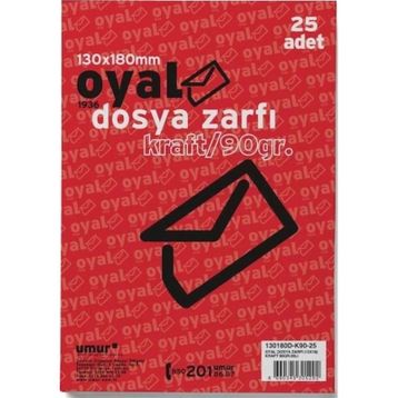 Oyal Dosya 13x18 90 gr Kraft Zarf