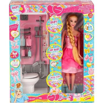 Oydaş Oyuncak OYD-02387 Bebek ve Banyo Oyun Seti