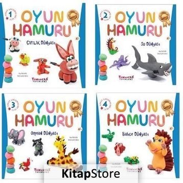 Oyun Hamuru Eğitim Seti-4 Kitap - Kolektif