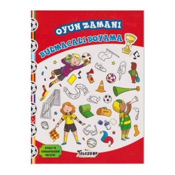 Oyun Zamanı - Bulmacalı Boyama - Kollektif