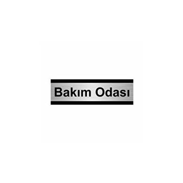 Özarslan Dizayn Bakım Odası 7x20 cm Gümüş Renk Metal Yönlendirme Levhası