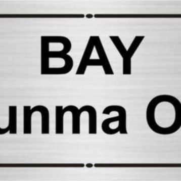 Özarslan Dizayn Bay Soyunma Odası 7x20 cm Gümüş Renk Metal Yönlendirme Levhası