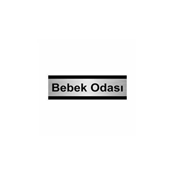 Özarslan Dizayn Bebek Odası 5x20 cm Gümüş Renk Metal Yönlendirme Levhası
