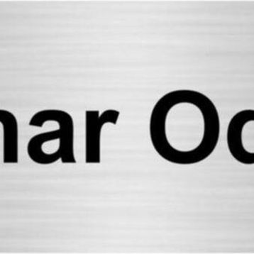 Özarslan Dizayn Buhar Odası 10x20 cm Gümüş Renk Metal Yönlendirme Levhası