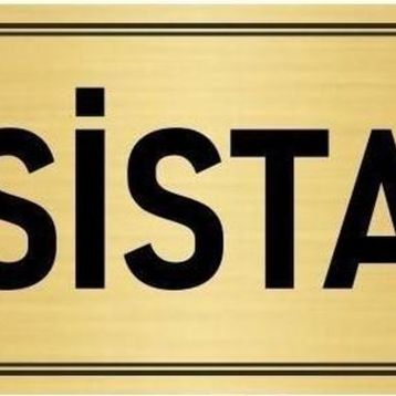 Özarslan Dizayn Departman Kapı İsimliği Asistan 10x20 cm Altın Renk Metal Yönlendirme Levhası