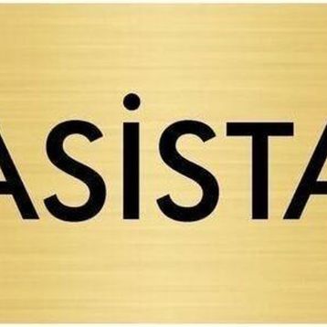 Özarslan Dizayn Departman Kapı İsimliği Asistan 7x20 cm Gümüş Renk Metal Yönlendirme Levhası