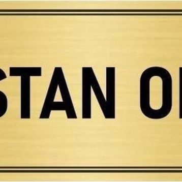 Özarslan Dizayn Departman Kapı İsimliği Asistan Odası 10x20 cm Altın Renk Metal Yönlendirme Levhası