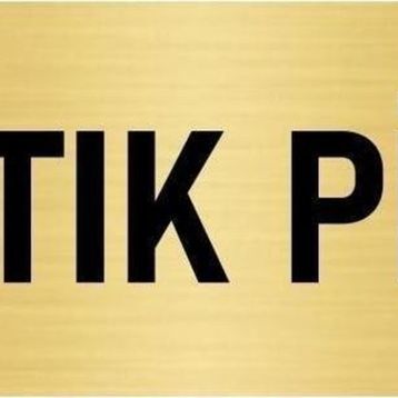 Özarslan Dizayn Departman Kapı İsimliği Atık Pil 5x20 cm Altın Renk Metal Yönlendirme Levhası