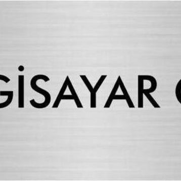 Özarslan Dizayn Departman Kapı İsimliği Bilgisayar Odası 10x20 cm Gümüş Renk Metal Yönlendirme Levhası