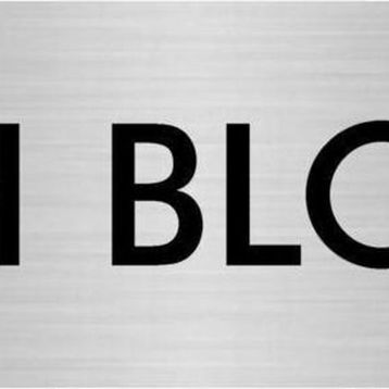 Özarslan Dizayn Departman Kapı İsimliği H Blok 5x20 cm Gümüş Renk Metal Yönlendirme Levhası