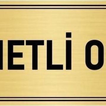 Özarslan Dizayn Departman Kapı İsimliği Hizmetli Odası 7x20 cm Altın Renk Metal Yönlendirme Levhası