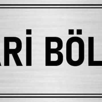 Özarslan Dizayn Departman Kapı İsimliği İdari Bölüm 10x20 cm Gümüş Renk Metal Yönlendirme Levhası