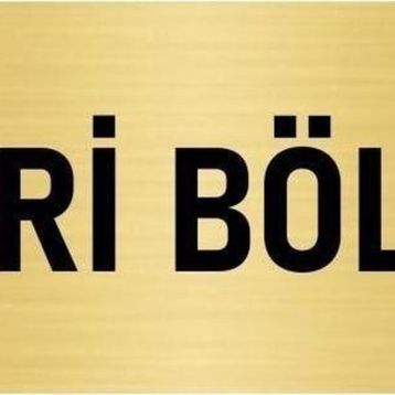 Özarslan Dizayn Departman Kapı İsimliği İdari Bölüm 7x20 cm Altın Renk Metal Yönlendirme Levhası
