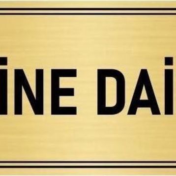 Özarslan Dizayn Departman Kapı İsimliği Makine Dairesi 5x20 cm Altın Renk Metal Yönlendirme Levhası