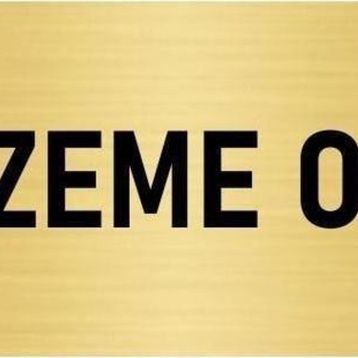 Özarslan Dizayn Departman Kapı İsimliği Malzeme Odası 10x20 cm Altın Renk Metal Yönlendirme Levhası