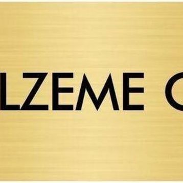 Özarslan Dizayn Departman Kapı İsimliği Malzeme Odası 5x20 cm Altın Renk Metal Yönlendirme Levhası