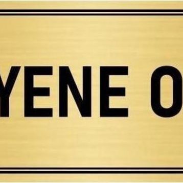 Özarslan Dizayn Departman Kapı İsimliği Muayene Odası 7x20 cm Altın Renk Metal Yönlendirme Levhası