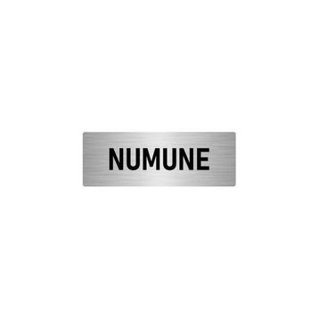 Özarslan Dizayn Departman Kapı İsimliği Numune 10x20 cm Gümüş Renk Metal Yönlendirme Levhası