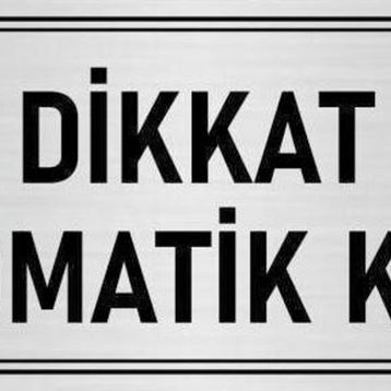 Özarslan Dizayn Departman Kapı İsimliği Otomatik Kapı 7x20 cm Gümüş Renk Metal Yönlendirme Levhası
