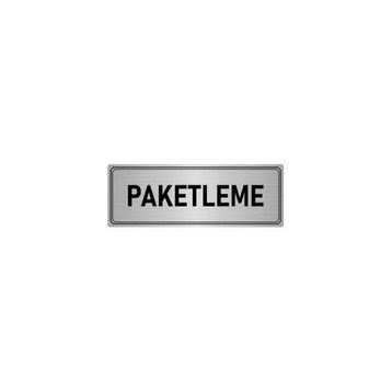 Özarslan Dizayn Departman Kapı İsimliği Paketleme 5x20 cm Gümüş Renk Metal Yönlendirme Levhası
