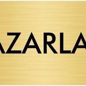 Özarslan Dizayn Departman Kapı İsimliği Pazarlama 10x20 cm Altın Renk Metal Yönlendirme Levhası