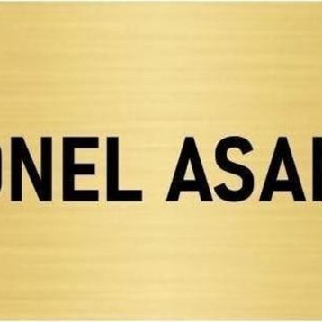 Özarslan Dizayn Departman Kapı İsimliği Personel Asansörü 7x20 cm Altın Renk Metal Yönlendirme Levhası