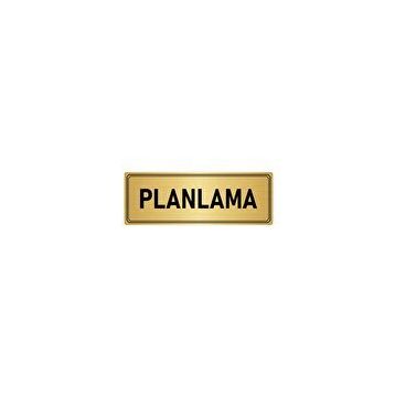 Özarslan Dizayn Departman Kapı İsimliği Planlama 7x20 cm Altın Renk Metal Yönlendirme Levhası