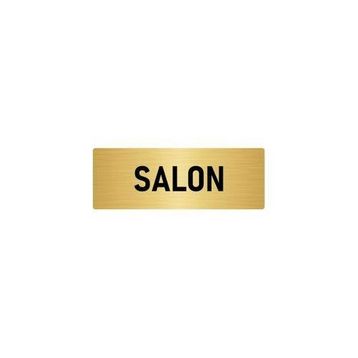 Özarslan Dizayn Departman Kapı İsimliği Salon 5x20 cm Altın Renk Metal Yönlendirme Levhası