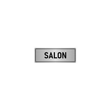 Özarslan Dizayn Departman Kapı İsimliği Salon 5x20 cm Gümüş Renk Metal Yönlendirme Levhası