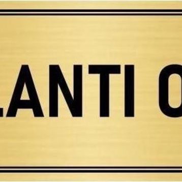 Özarslan Dizayn Departman Kapı İsimliği Toplantı Odası 10x20 cm Altın Renk Metal Yönlendirme Levhası