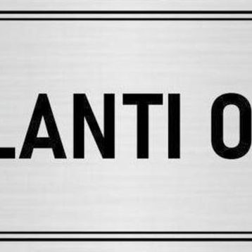 Özarslan Dizayn Departman Kapı İsimliği Toplantı Odası 7x20 cm Gümüş Renk Metal Yönlendirme Levhası