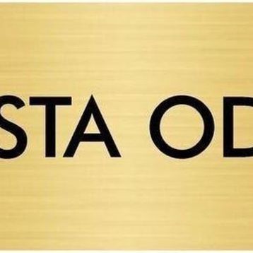 Özarslan Dizayn Departman Kapı İsimliği Usta Odası 7x20 cm Altın Renk Metal Yönlendirme Levhası