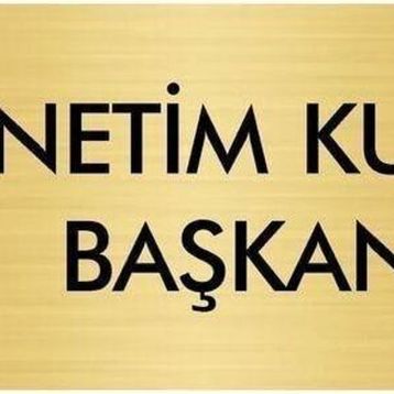 Özarslan Dizayn Departman Kapı İsimliği Yönetim Kurulu Başkanı 5x20 cm Altın Renk Metal Yönlendirme Levhası