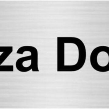 Özarslan Dizayn Ecza Dolabı 10x20 cm Gümüş Renk Metal Yönlendirme Levhası