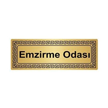 Özarslan Dizayn Emzirme Odası 7x20 cm Gümüş Renk Metal Yönlendirme Levhası