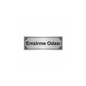 Özarslan Dizayn Emzirme Odası 7x20 cm Gümüş Renk Metal Yönlendirme Levhası